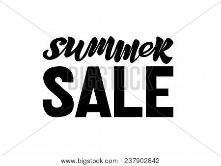 Summer Sale Lettring Words. Will Be Perfect For Shops