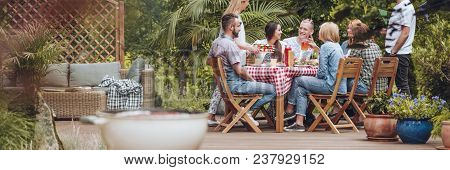 Friend Meeting In The Open-air