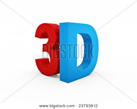 Modrý Symbol 3D