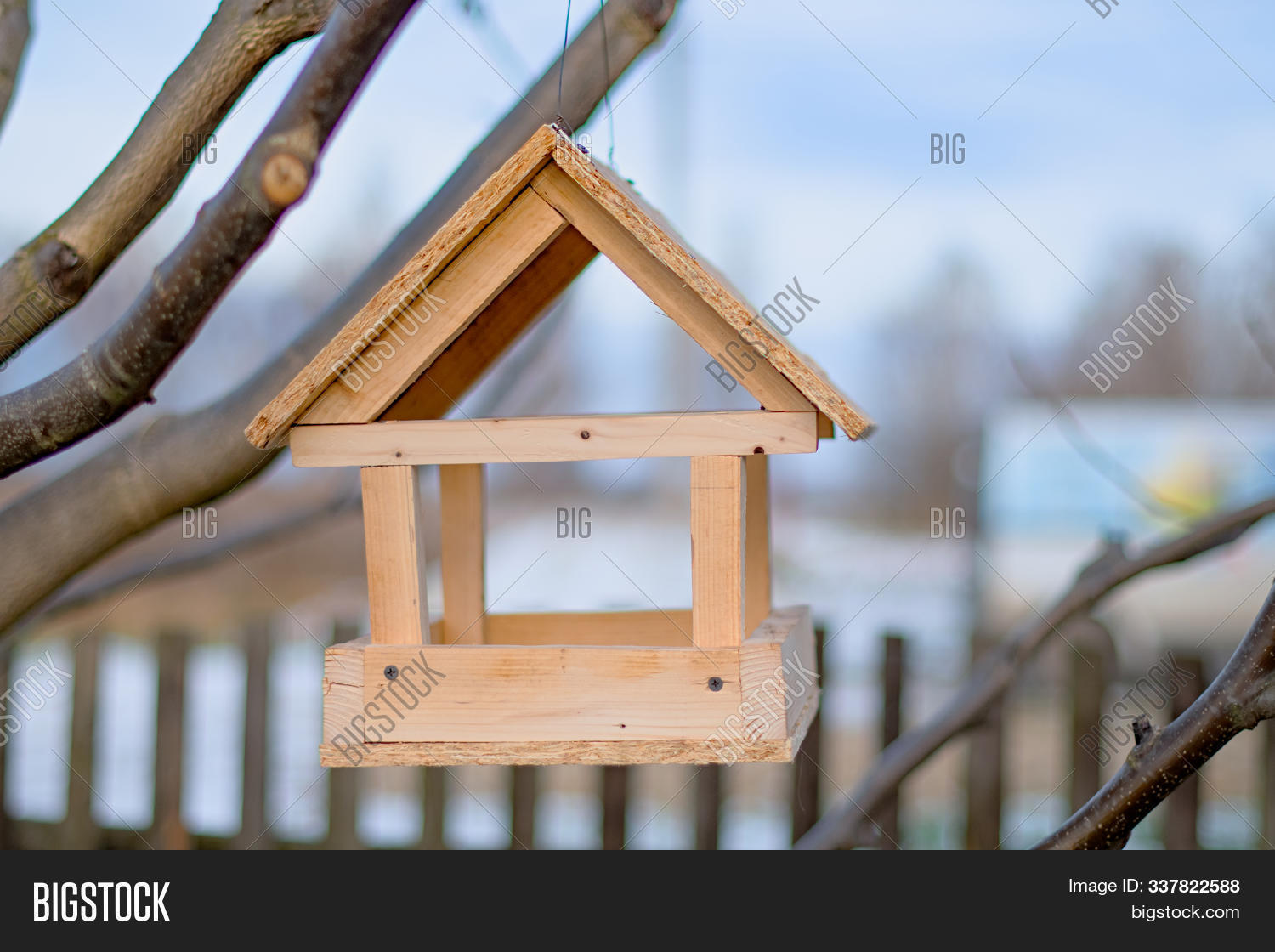 Homemade Bird Feeder Image Photo Free Trial Bigstock