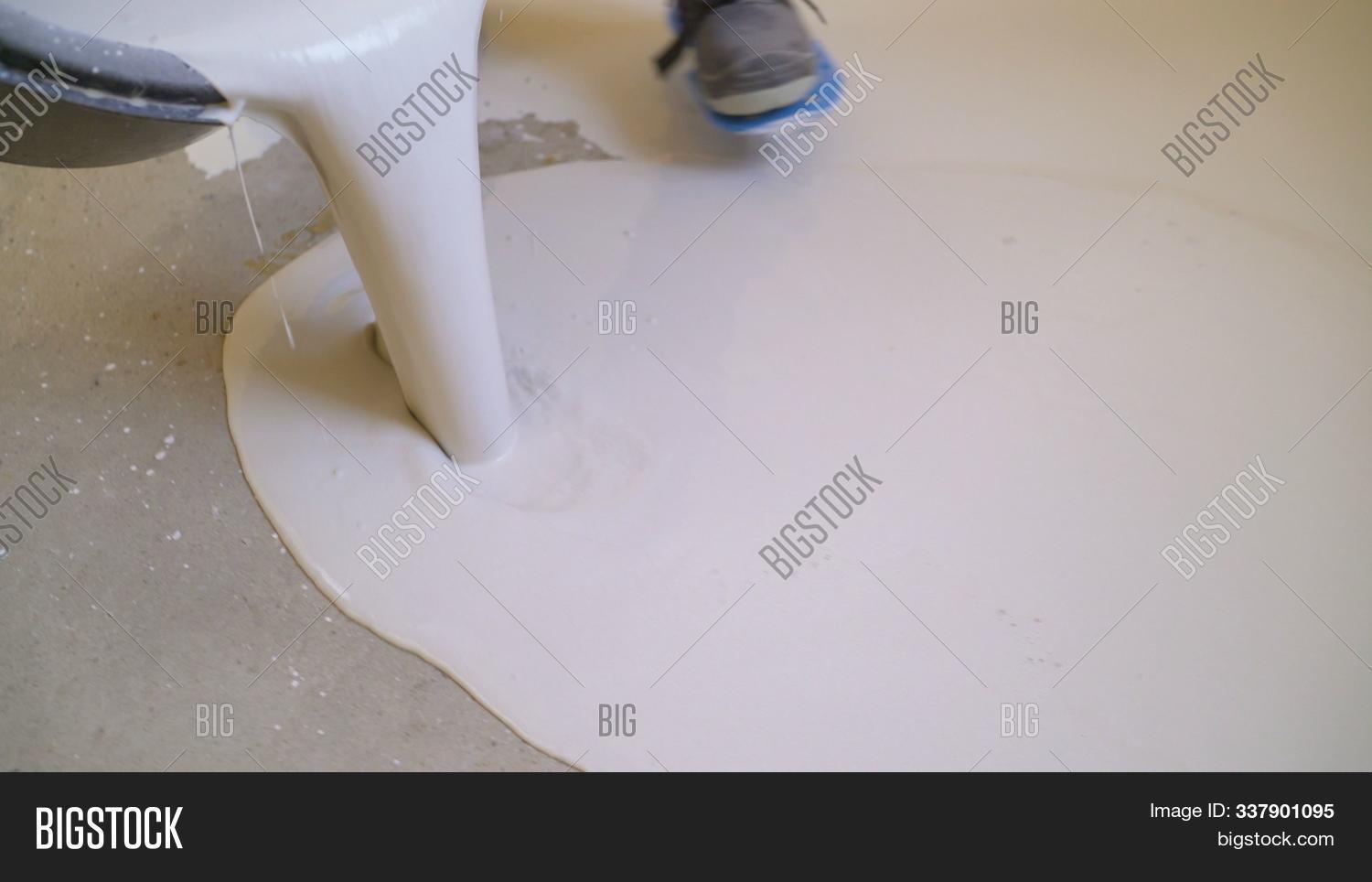 Workers Flood Floor Image Photo Free Trial Bigstock
