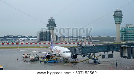 Chek Lap Kwok, Hong Kong 23 October 2019: Hong Kong airport