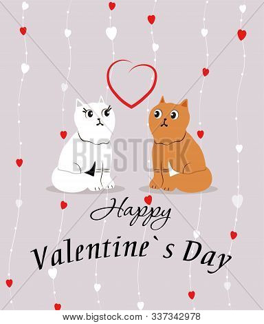 Background, Card For Valentine's Day.