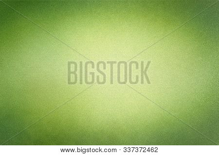 Dirty Dark Green Metallic Wall With Scratched Surface, Abstract Texture Background