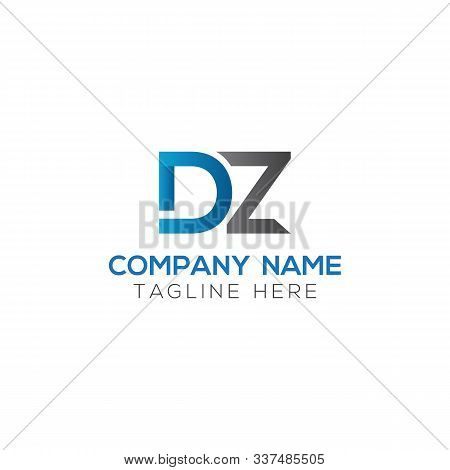 Initial Dz Letter Logo With Creative Modern Business Typography Vector Template. Creative Abstract L