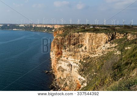 Cape Caliacra Is A Nature Monument In Bulgarian Dobrogea (quadrilateral), Comprising A Medieval Fort