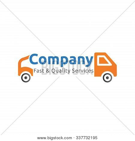 Creative Delivery Service Company Logo, Fast & Quality Service
