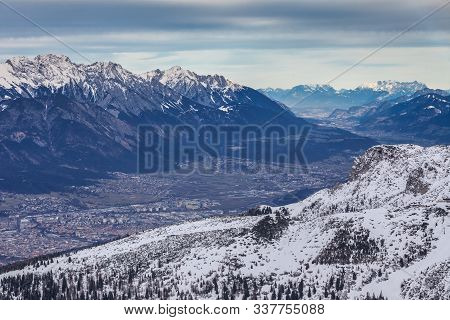 View Of The Ski Region Axamer Lizum, Austria