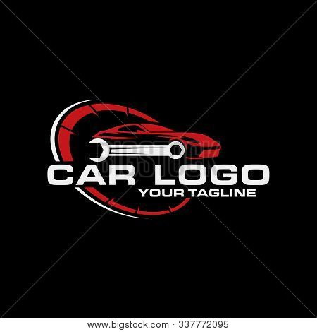 Car Logo Icon With Vector Template For Transportation Industrial