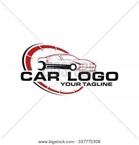 Car Logo Icon With Vector Template For Transportation Industrial