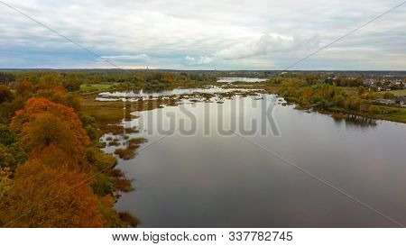Doles Sala Is  The Second Largest Island In Latvia. This Is A Peninsula In The Daugava River, Near T