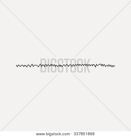 Seamless Vector Pattern Made By Hand Drawn Thin Paint Strokes.black And White Colors.