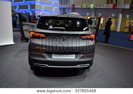 Frankfurt, Germany, September 12-2017: Opel Grandland X At Iaa 2017