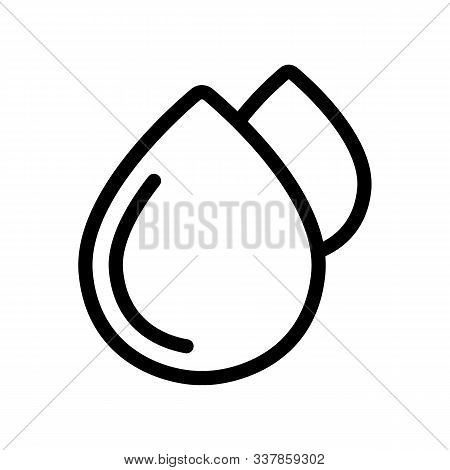 Water Extraction Icon Vector. Thin Line Sign. Isolated Contour Symbol Illustration