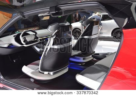 Frankfurt, Germany, September 13-2017: Wey Xev Concept At Iaa 2017