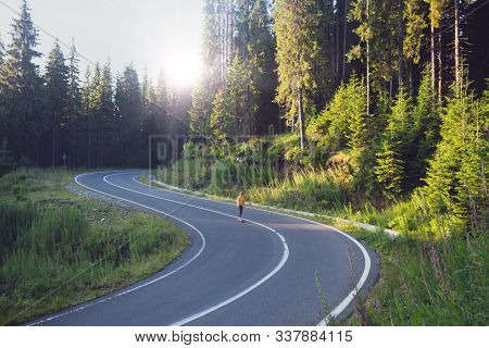 Beautiful Mountain Road