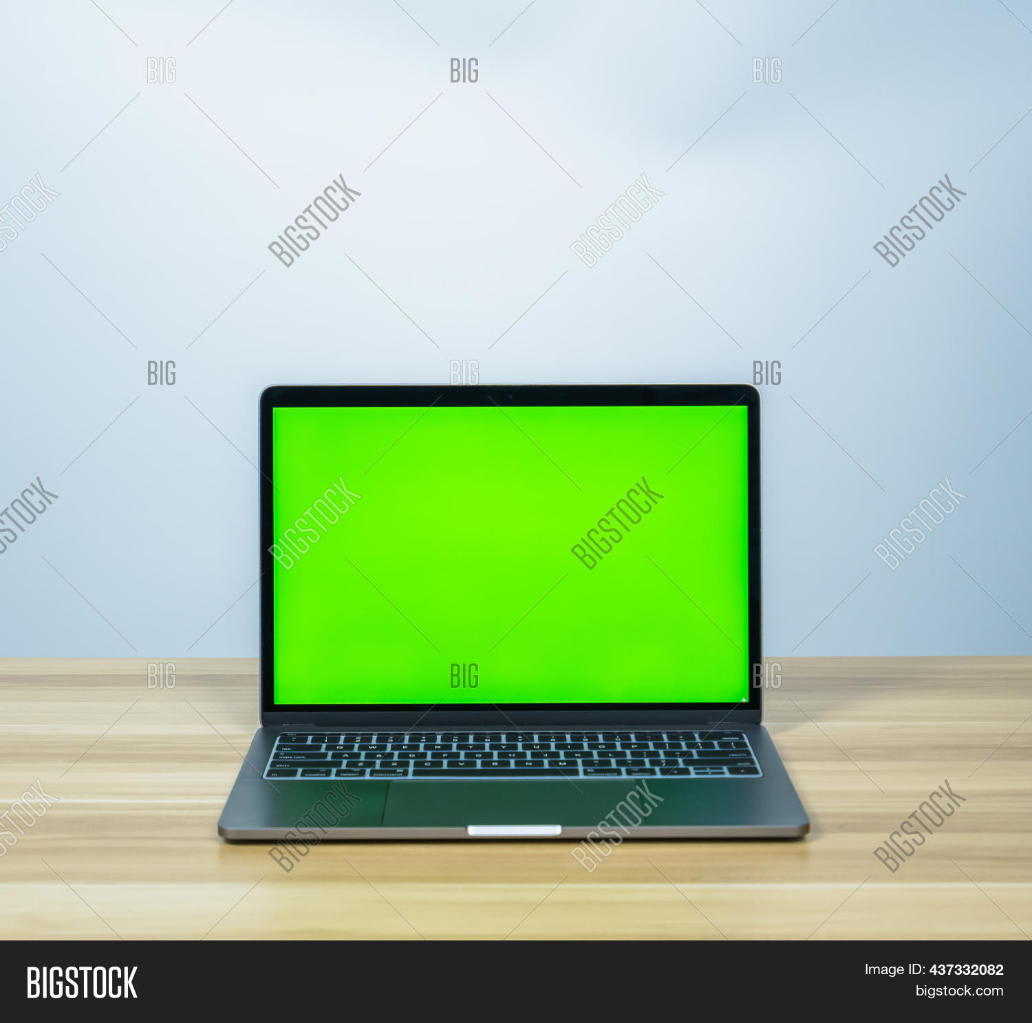 Green Screen On Laptop Image & Photo (Free Trial) Bigstock