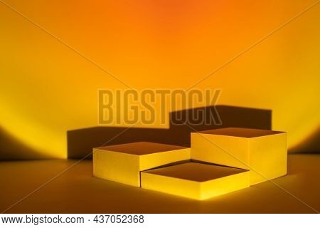 Sunset projector lamp product backdrop