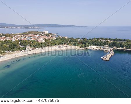 Amazing Aerial View Of South Beach Of Town Of Kiten, Burgas Region, Bulgaria
