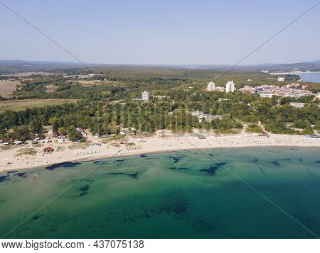 Amazing Aerial View Of South Beach Of Town Of Kiten, Burgas Region, Bulgaria