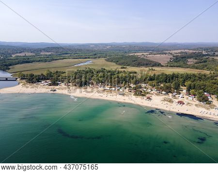 Amazing Aerial View Of South Beach Of Town Of Kiten, Burgas Region, Bulgaria