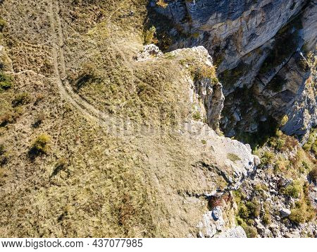 Aerial View Of Rock Formation Stolo At Ponor Mountain, Balkan Mountains, Bulgaria