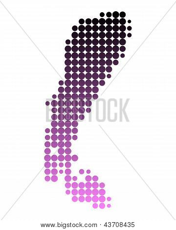 Mapa Neziderské jezero