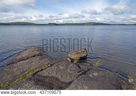 Calm Waters On A North Woods Lake On Tuscarora Lake In The Boundary Waters In Minnesota