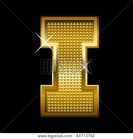 De letter I
