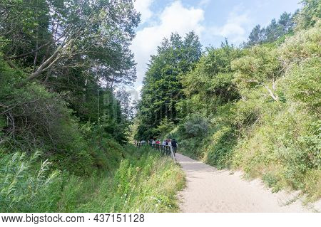 Chlapowo, Poland - July 21, 2021: Nature Reserve Dolina Chlapowska.