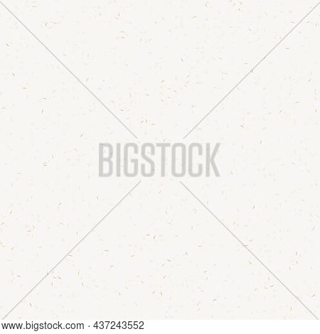 Handmade White Gold Metallic Rice Sprinkles Paper Texture. Seamless Washi Blur Sheet Background. Spa