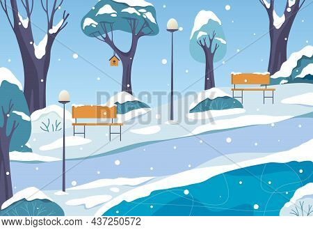 Winter Park, Landscape Or Scenery View, Banner