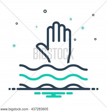 Mix Icon For Urge Help Exhort Support Request Advocate Sink