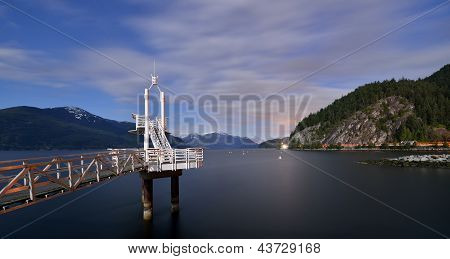 Porteau koyu Provincial Park gece atış