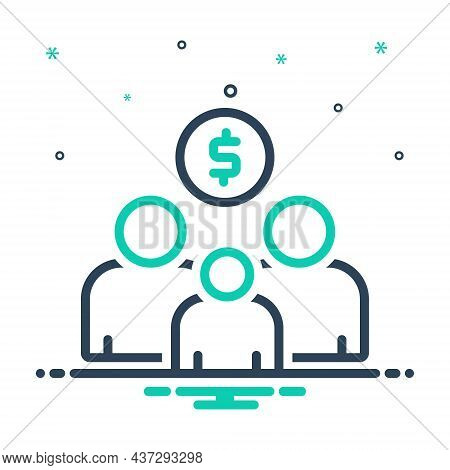 Mix Icon For Welfare Well-being Social Relief Service Community Charity Humanitarian