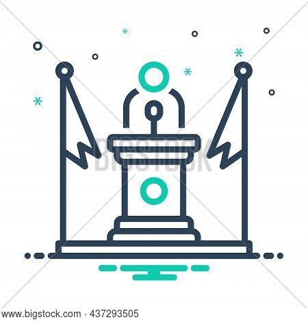Mix Icon For Governor Satrap Eparch Politician Viceroy Chief President Administrator Controller