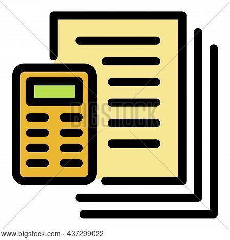 Tiler Papers Icon. Outline Tiler Papers Vector Icon Color Flat Isolated