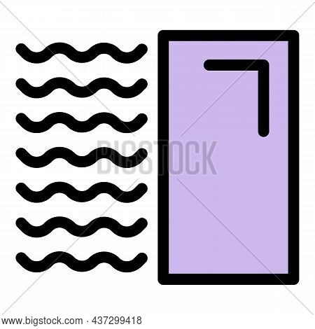 Apartment Tiler Icon. Outline Apartment Tiler Vector Icon Color Flat Isolated