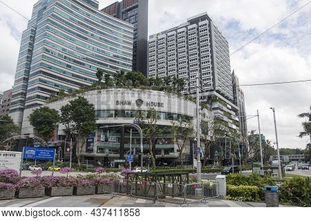 Singapore- 21 Oct, 2021: Shaw House And Shaw Centre In Orchard Road Singapore. Shaw House And Shaw C