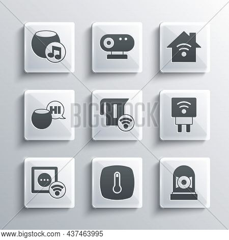 Set Thermostat, Ringing Alarm Bell, Smart Electric Plug, Kettle, Electrical Outlet, Voice Assistant,
