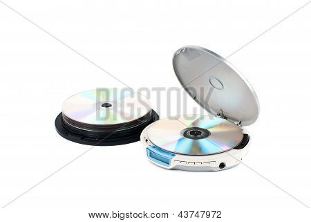 Lettore CD e CD.