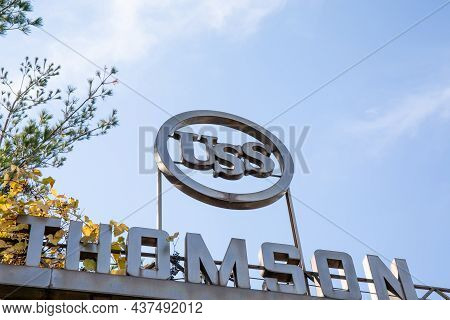 Braddock, Pa, Usa - 21 Oct 2020: Us Steel Edgar Thomson Plant, Mon Valley Works