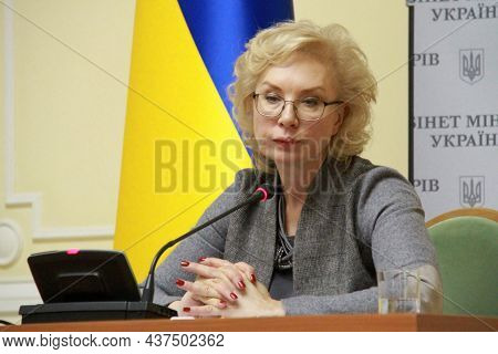 Kyiv, Kyiv / Ukraine - November 10 2014: Minister Of Social Policy Of Ukraine Lyudmyla Denisova