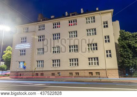 Bydgoszcz, Poland - July 25, 2021: Nicolaus Copernicus University Ludwik Rydygier Collegium Medicum 