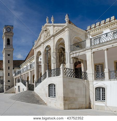 Hovedbygningen af Coimbra universitetet