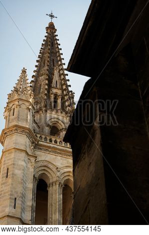 Tower Of The Church Saint Louis-des-chartrons In Bordeaux