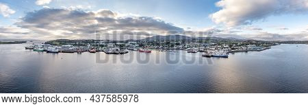 Killybegs, Ireland - October 13 2021 - Killybegs Is The Most Important Fishing Port In Ireland