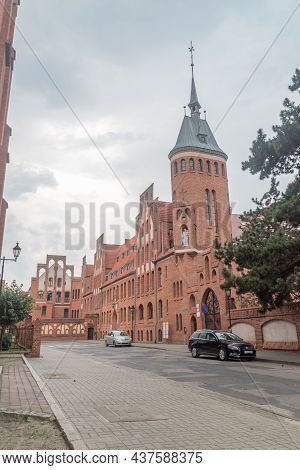 Chelmno, Poland - July 25, 2021: Former Cistercian-benedictine Monastery Complex In Chelmno Erected 