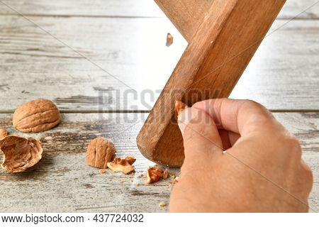 Just take some walnuts and rub wooden furniture on the affected areas to see faded parts disappear     