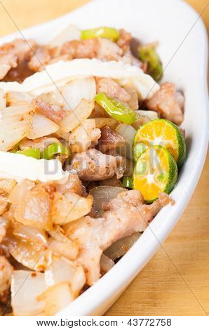 maiale sisig